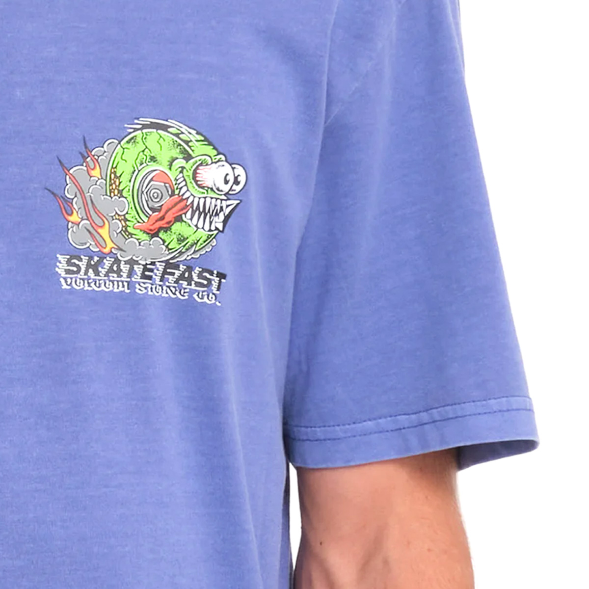 Volcom Crazee Wheel T-Shirt Ballpoint Blue Volcom Crazee Wheel T-Shirt Ballpoint Blue