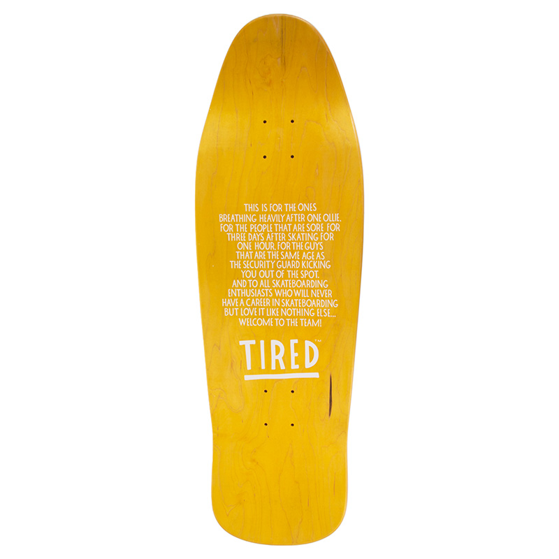 Tired Workstation Skateboard Deck 1989