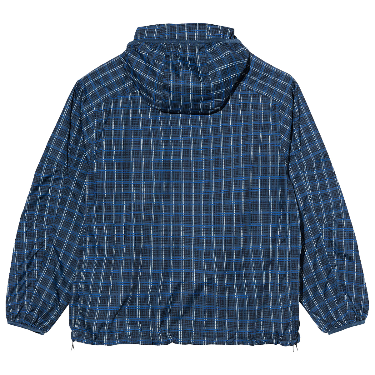 Polar Chase Light Shell Jacket Blue Check