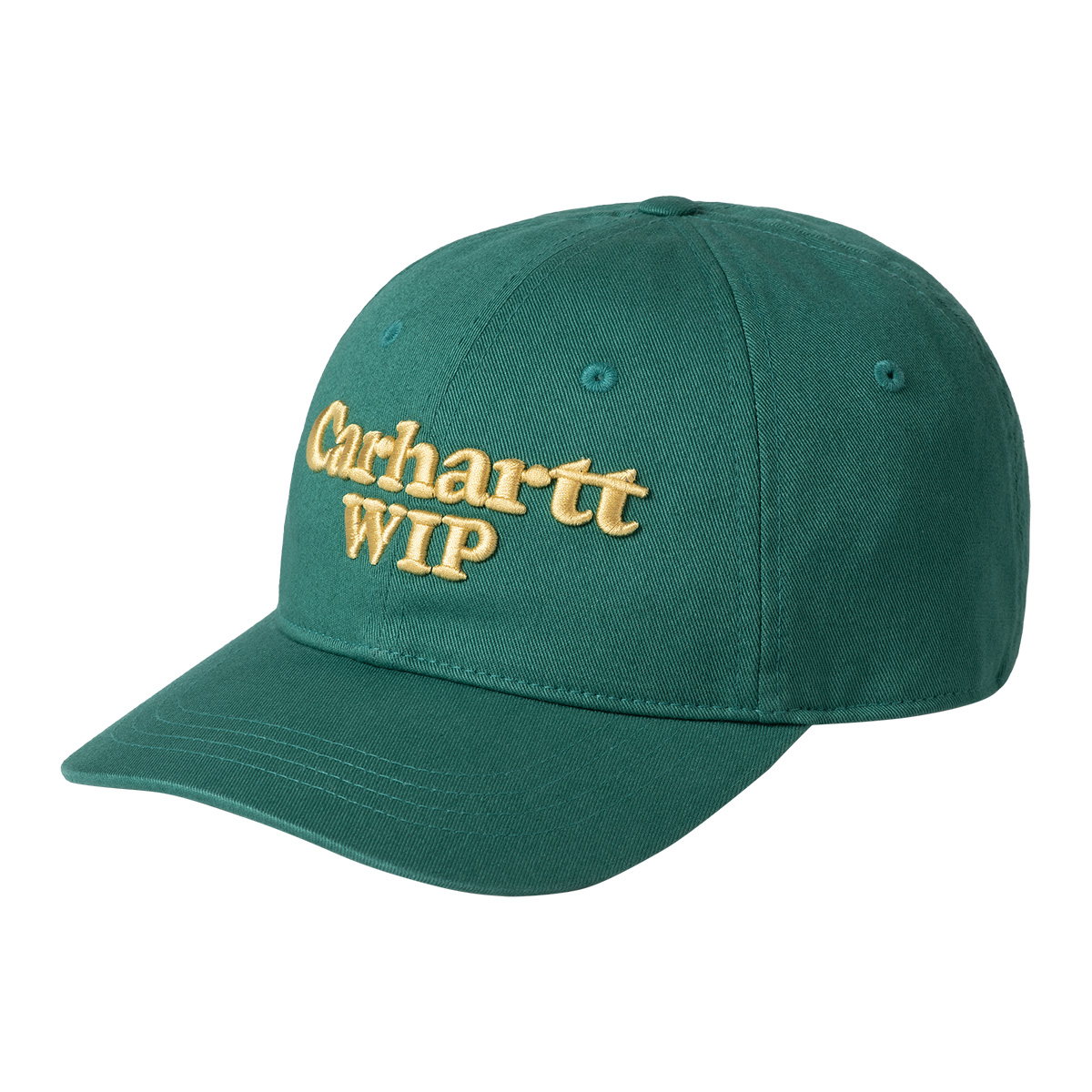 Carhartt WIP Carhartt WIP Script Cap Rainforest/Air Yellow Carhartt WIP Carhartt WIP Script Cap Rainforest/Air Yellow