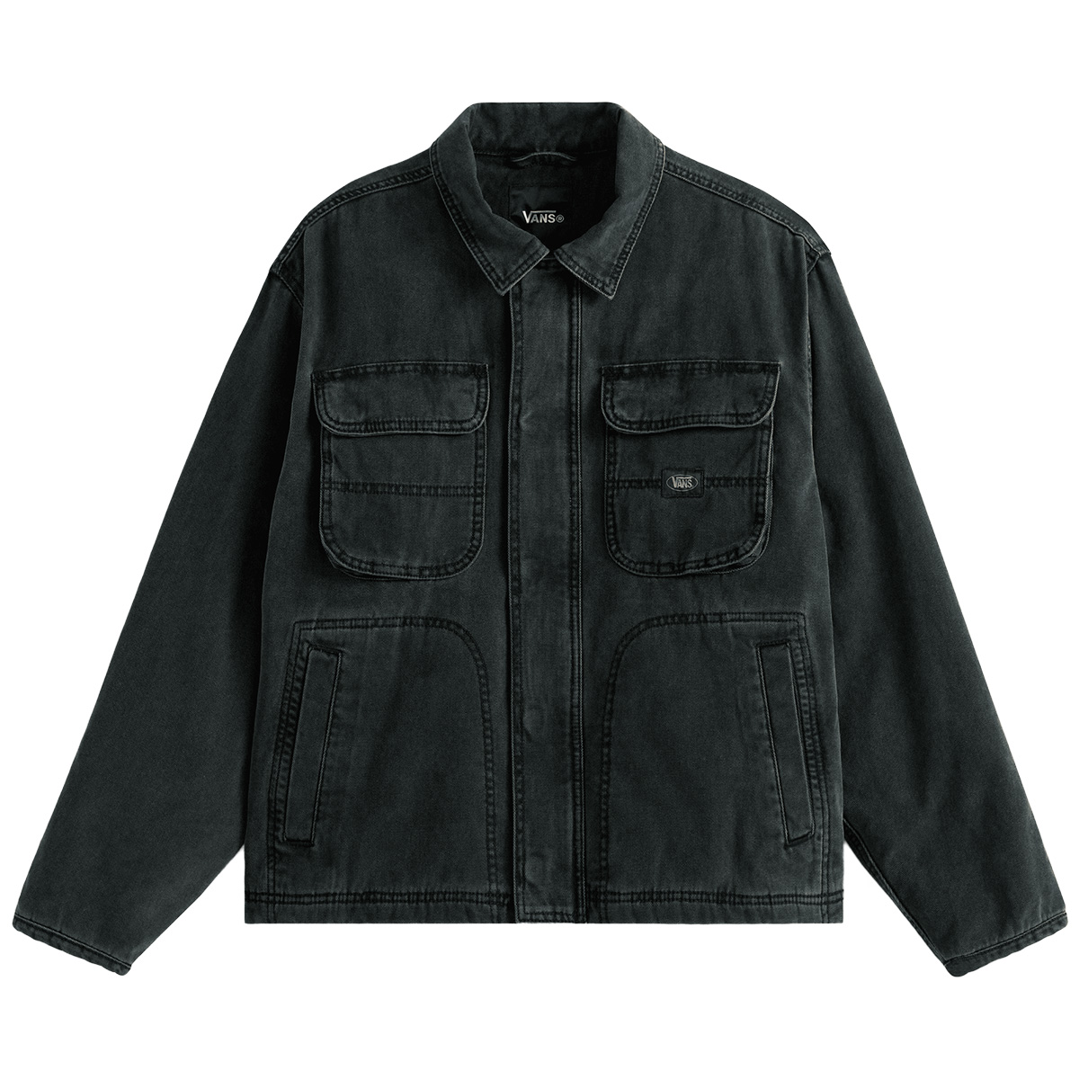 Vans Umber Pigment Canvas Jacket Black