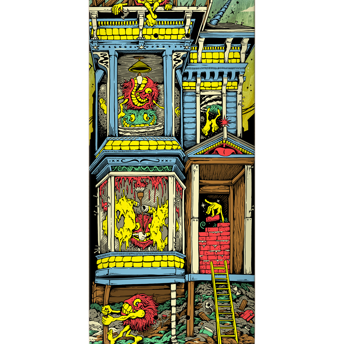 Anti Hero Kanfoush Grimple Stix Victorians Skateboard Deck 8.75