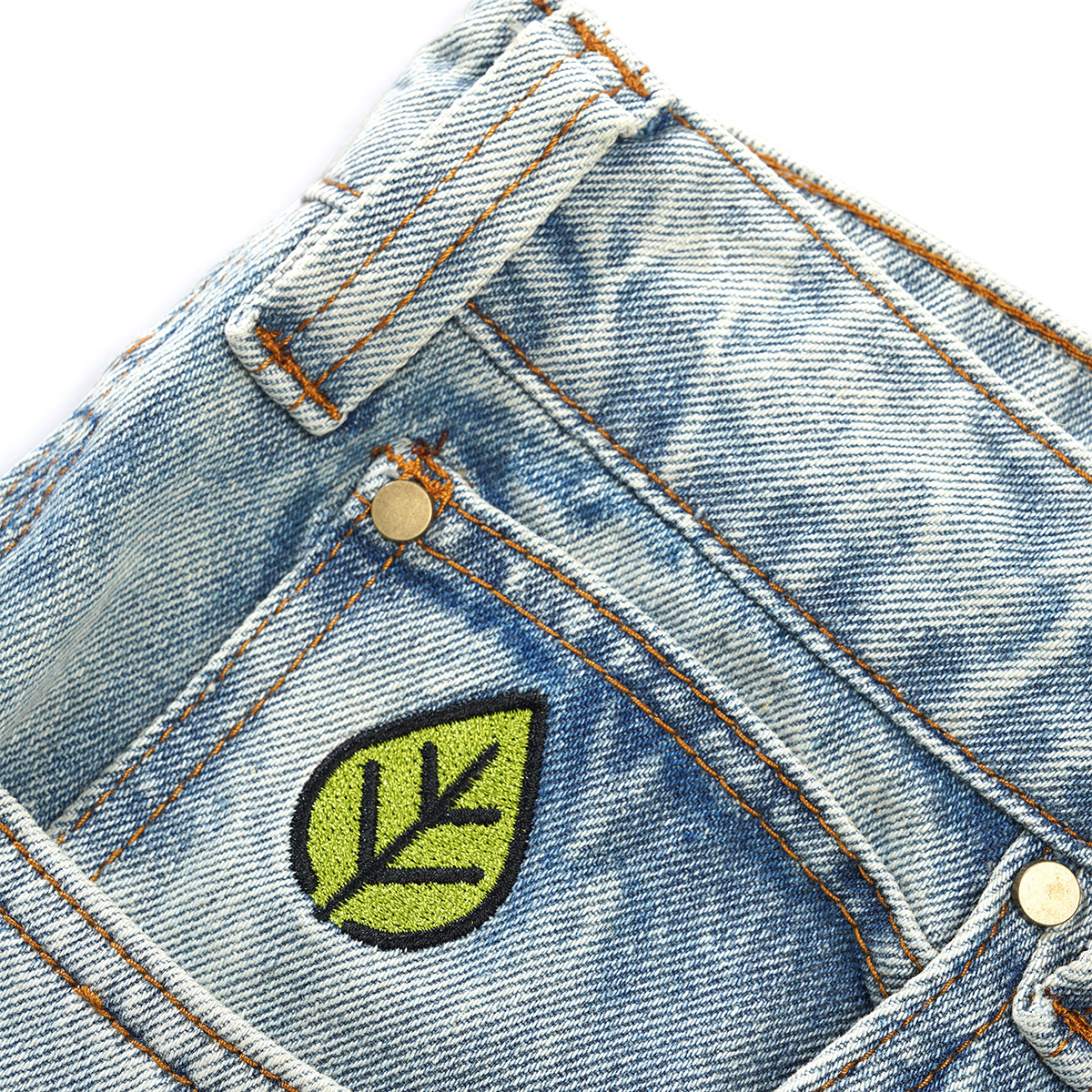Butter Goods Weathergear Denim Shorts Faded Light Wash Butter Goods Weathergear Denim Shorts Faded Light Wash