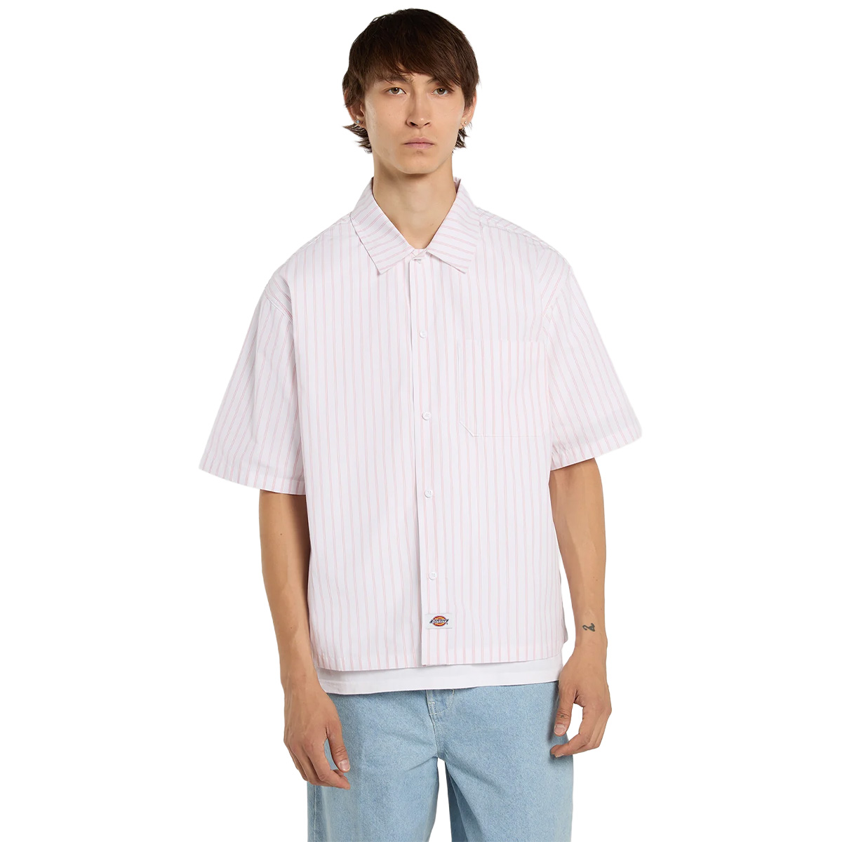 Dickies Venedocia Stripe Shirt White
