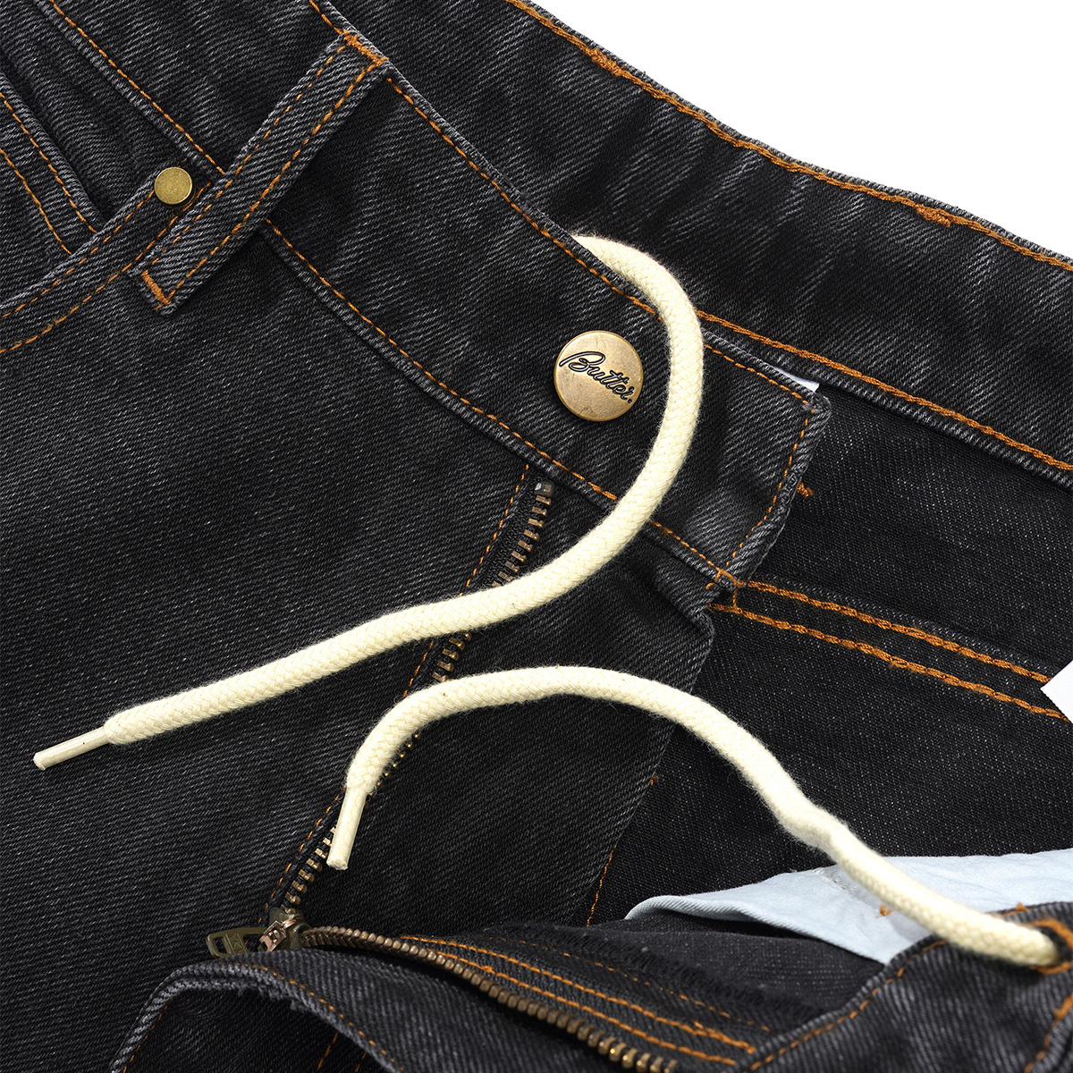 Butter Goods Weathergear Denim Shorts Washed Black Butter Goods Weathergear Denim Shorts Washed Black