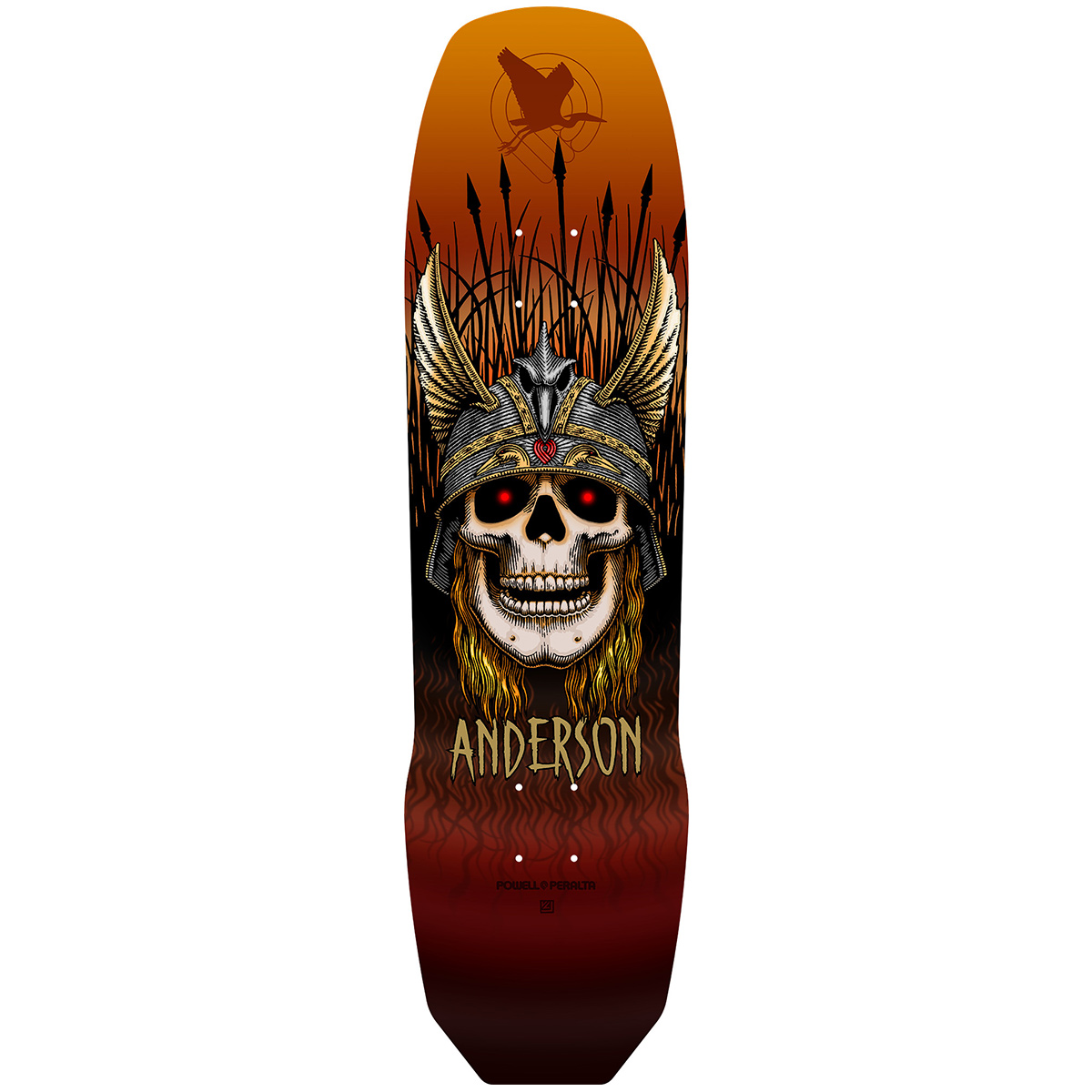 【新品】8.45 Powell Peralta A.Anderson Powell Peralta Pro Andy Anderson Heron 7-Ply Maple