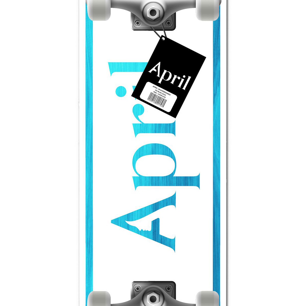 April OG Logo Complete Skateboard Blue 8.0