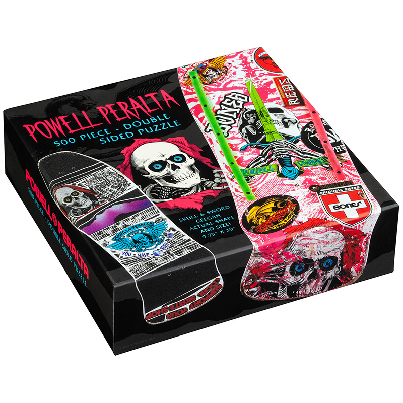 Powell Peralta Geegah Skull & Sword Hot Pink Puzzle Powell Peralta Geegah Skull & Sword Hot Pink Puzzle