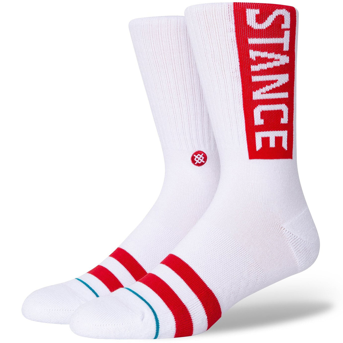 Stance Og Socks White/Red