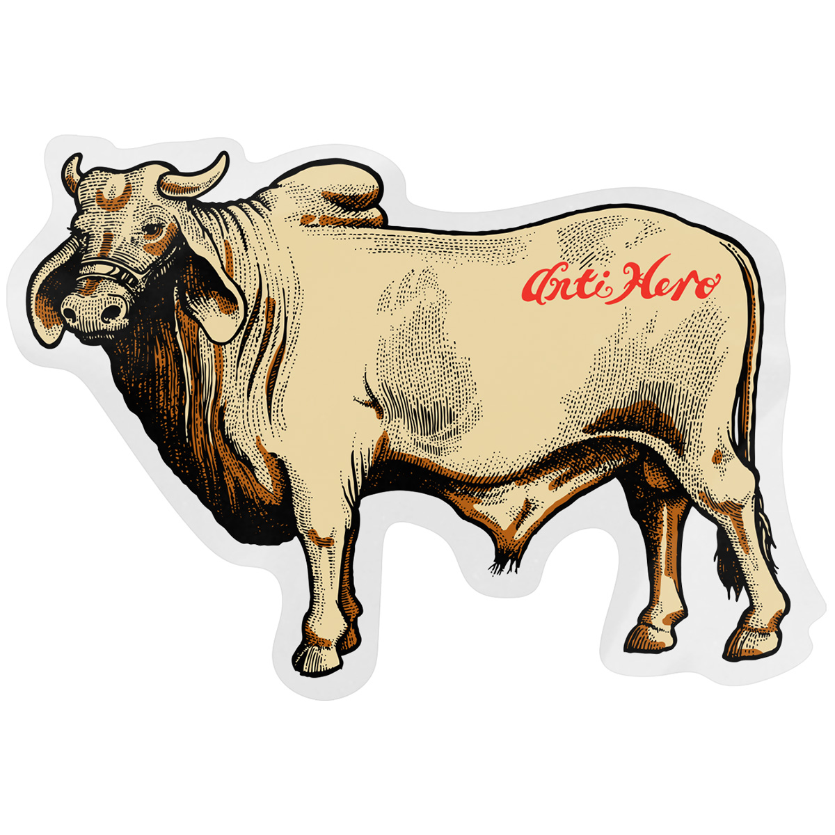 Anti Hero Cow Sticker 7 Inch