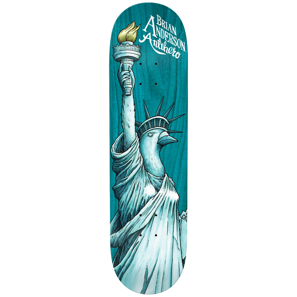 Anti Hero B.A. Libirtdy Skateboard Deck 9.0