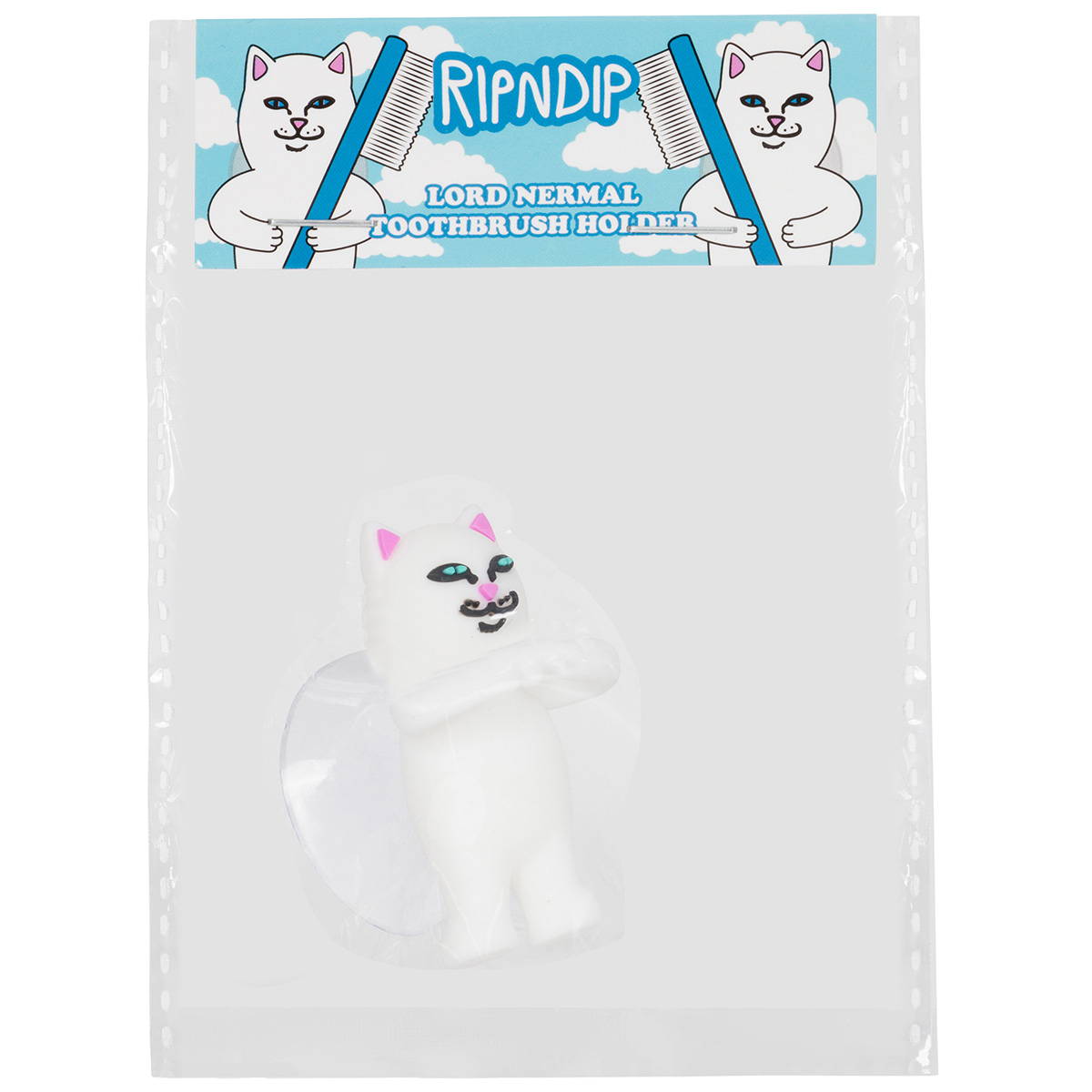 RIPNDIP Lord Nermal Toothbrush Holder White RIPNDIP Lord Nermal Toothbrush Holder White