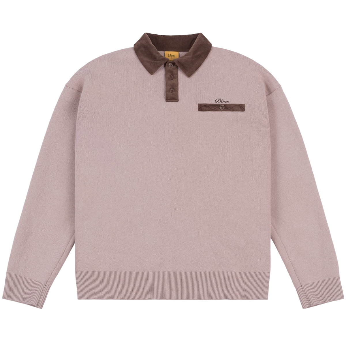 Dime Casino Rugby Polo Mocha Dime Casino Rugby Polo Mocha