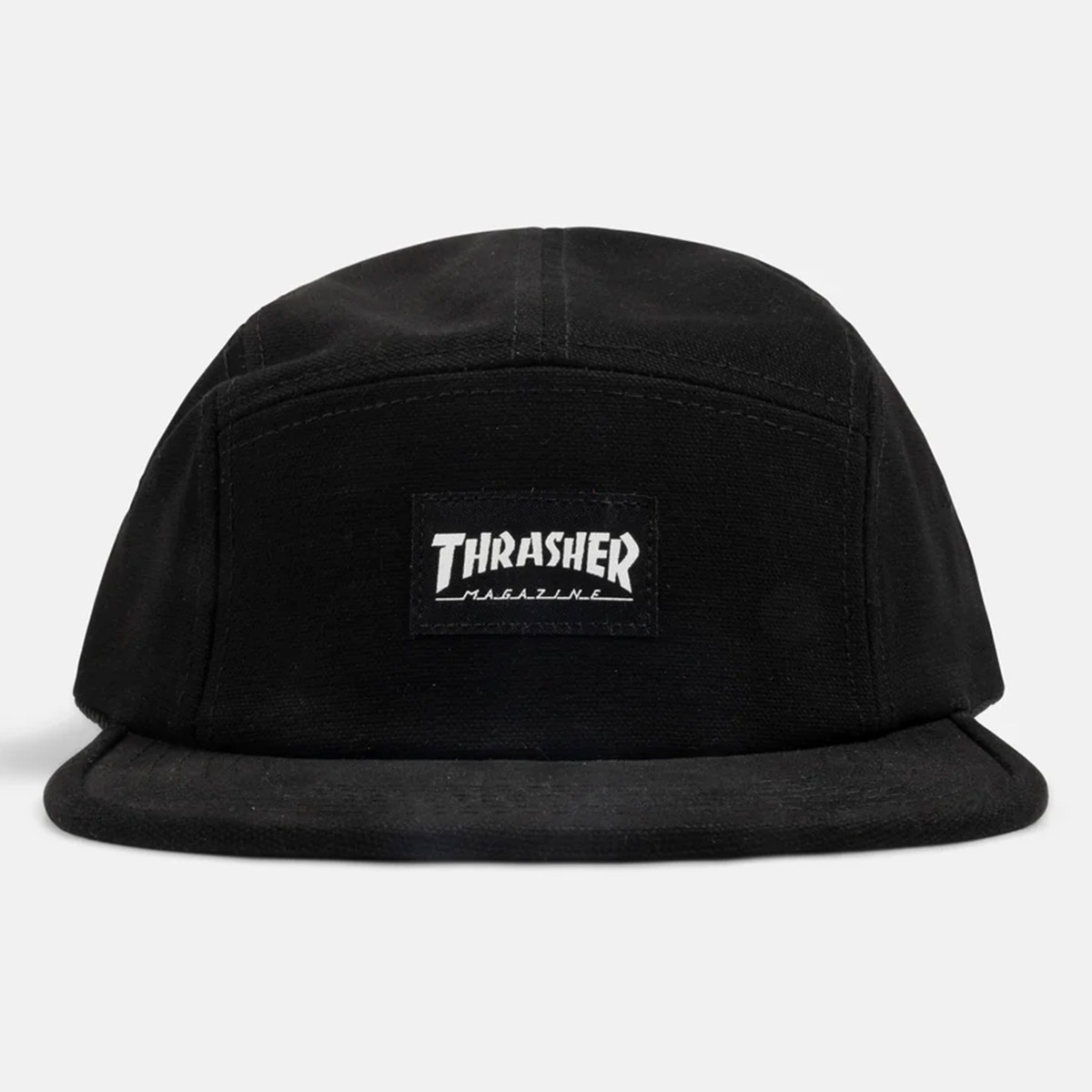 Thrasher Logo 5 Panel Cap Black Thrasher Logo 5 Panel Cap Black