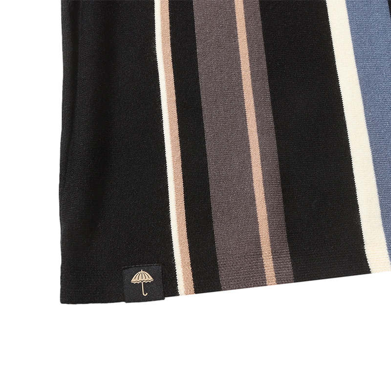 Helas Bundy Full Zip Knit Polo Black Helas Bundy Full Zip Knit Polo Black
