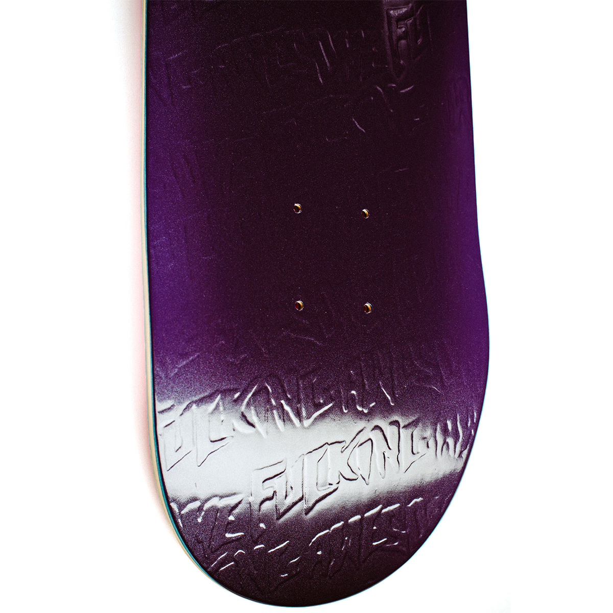 Fucking Awesome Phantom Purple Embossed Skateboard Deck -Shape 2- 8.25 Fucking Awesome Phantom Purple Embossed Skateboard Deck -Shape 2- 8.25