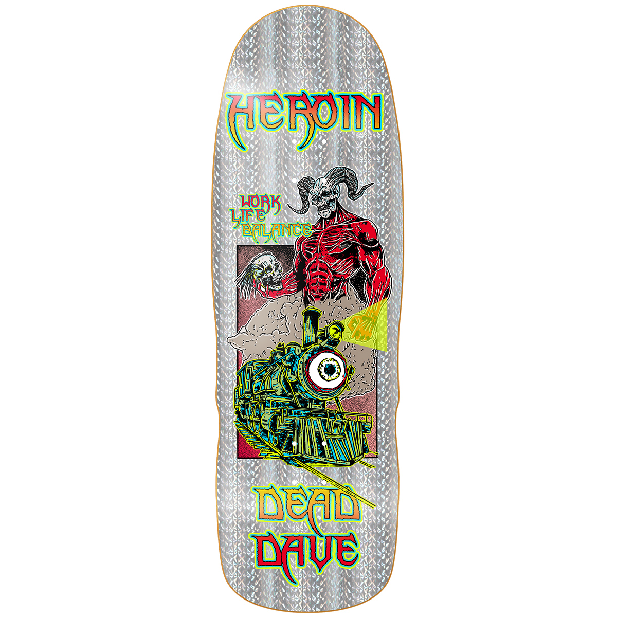 Heroin Dead Dave Hellscape Skateboard Deck 10.1