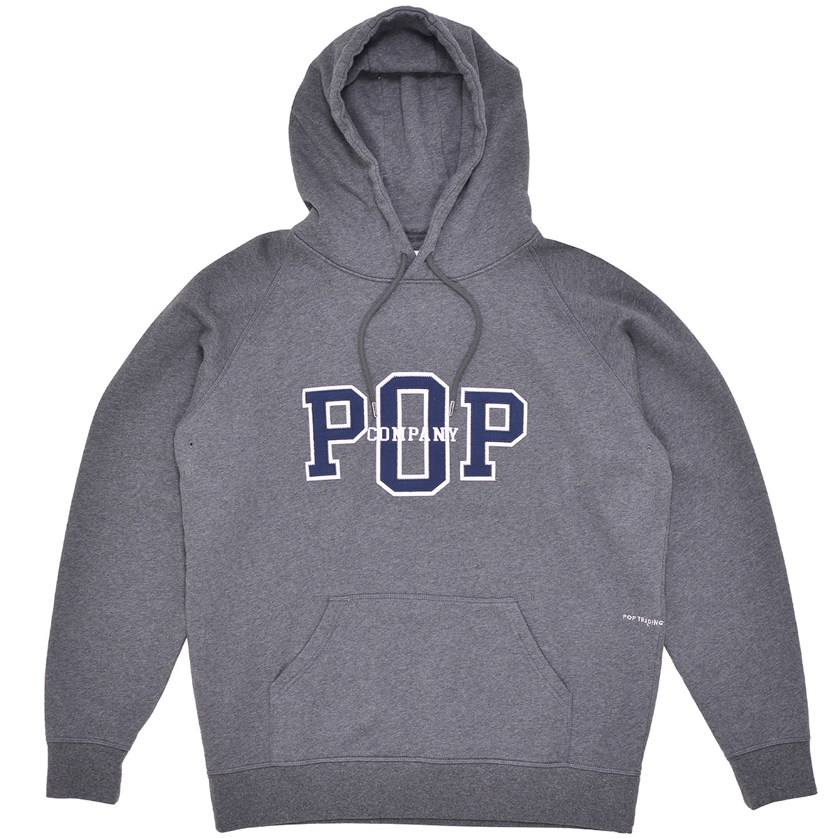 POP Company Hooded Sweater Charcoal Heather POP Company Hooded Sweater Charcoal Heather
