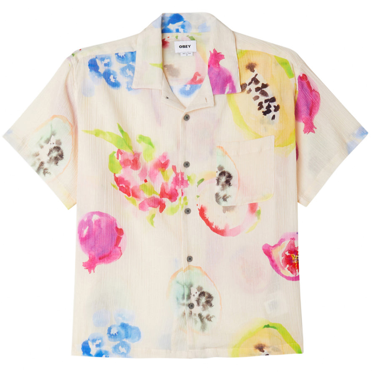 Obey Soft Fruits Woven Shirt Blush Obey Soft Fruits Woven Shirt Blush