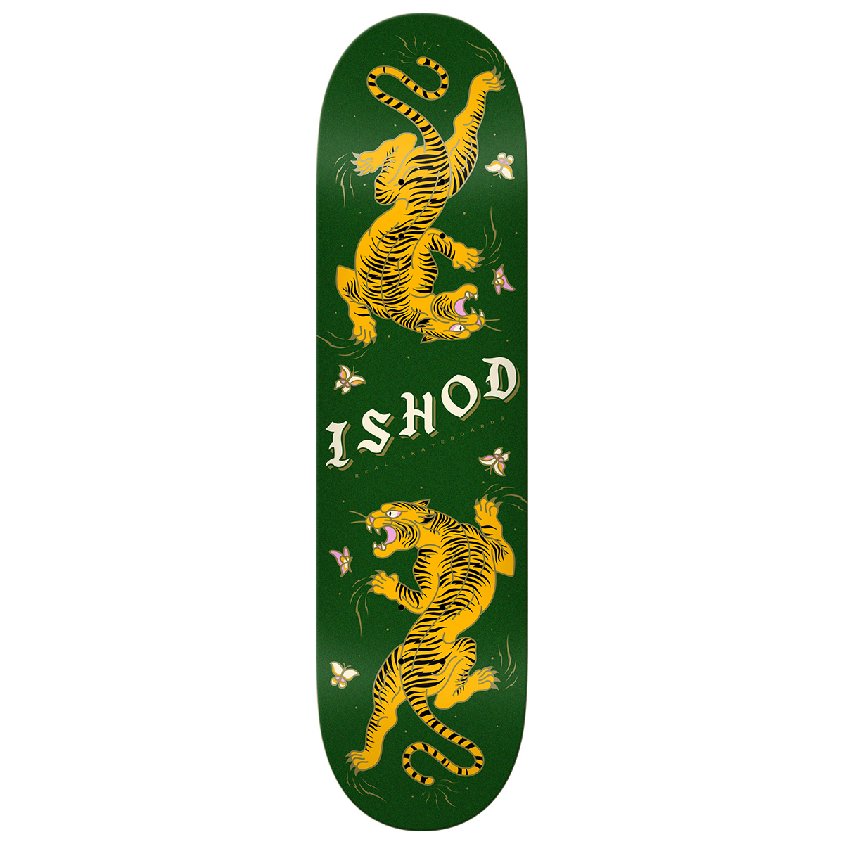 Real Ishod Cat Scratch Glitter Twin Tail Skateboard Deck 8.5 Real Ishod Cat Scratch Glitter Twin Tail Skateboard Deck 8.5