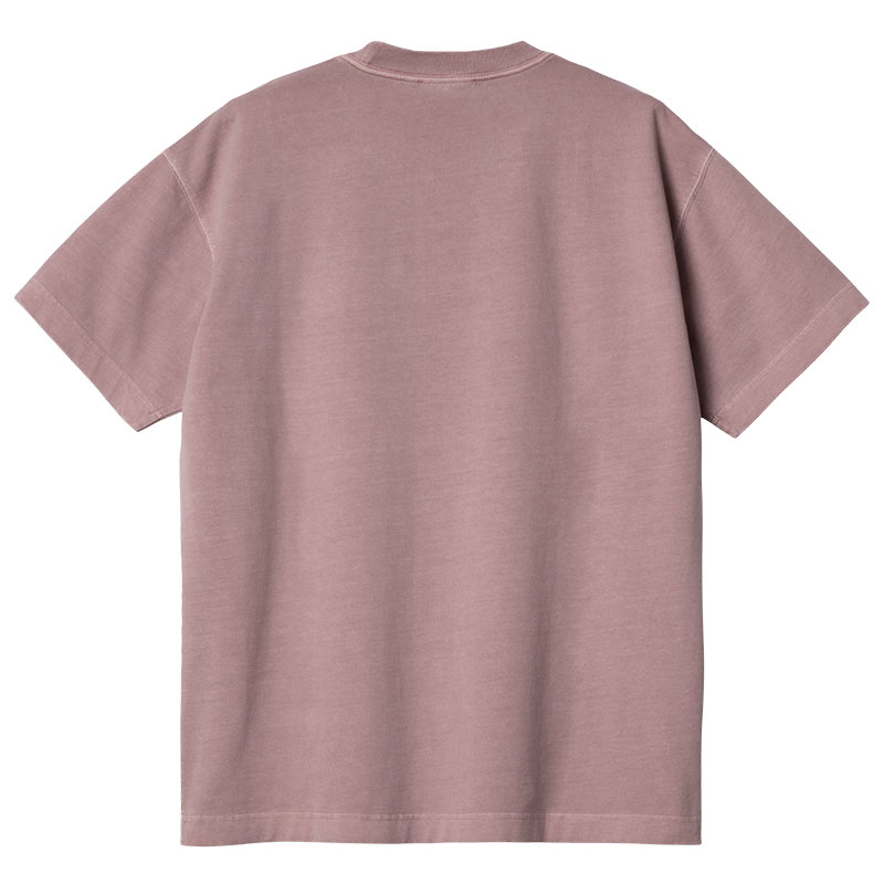 Carhartt WIP Vista T-Shirt Glassy Pink Garment Dyed Carhartt WIP Vista T-Shirt Glassy Pink Garment Dyed