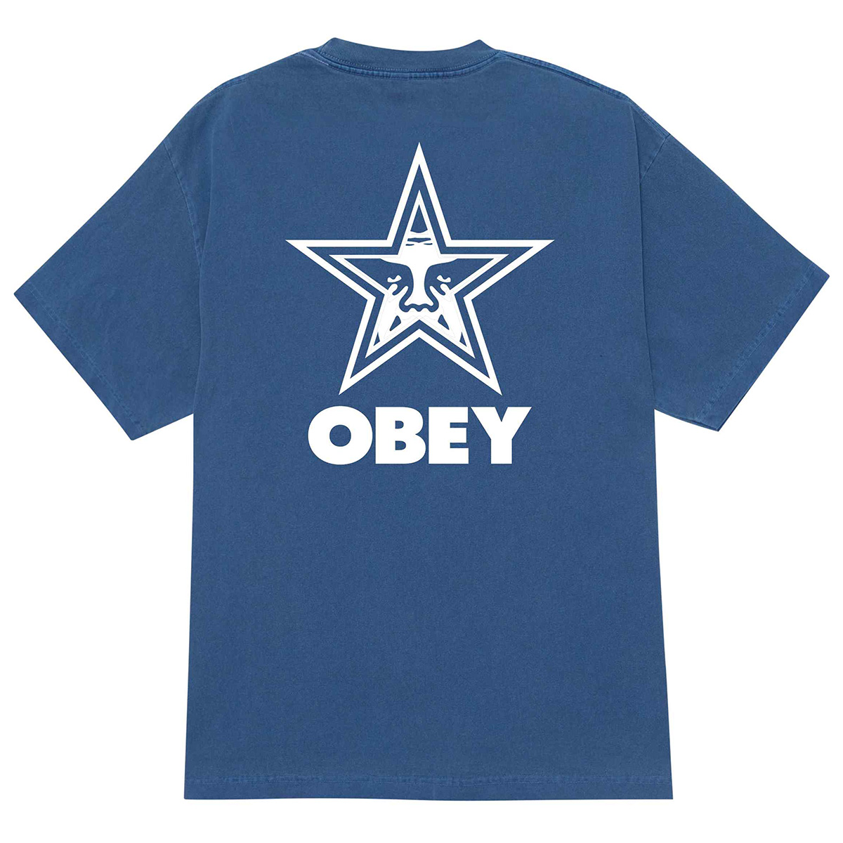 Obey Bold Star T-Shirt Pigment Dark Denim Obey Bold Star T-Shirt Pigment Dark Denim