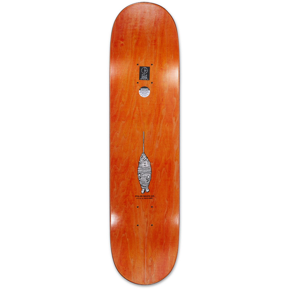 Polar Oskar Rozenberg Spider King Skateboard Deck Assorted Woodstain 8.0 Polar Oskar Rozenberg Spider King Skateboard Deck Assorted Woodstain 8.0