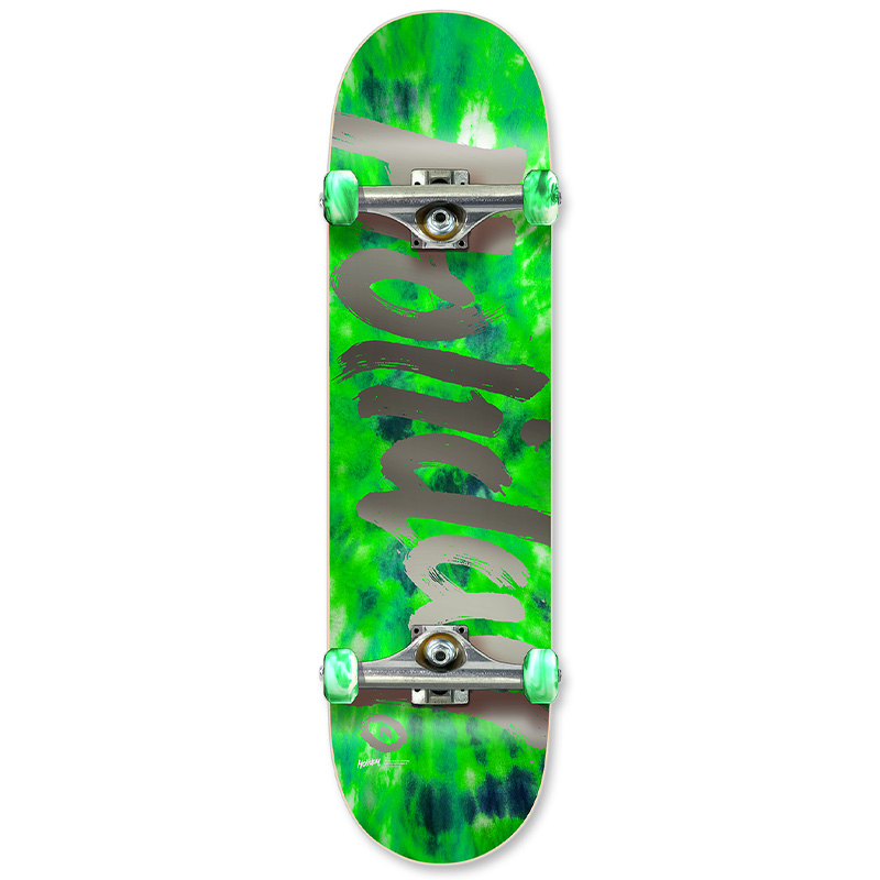 Holiday Skateboards Tie Dye Green Complete Skateboard 7.75 Holiday Skateboards Tie Dye Green Complete Skateboard 7.75
