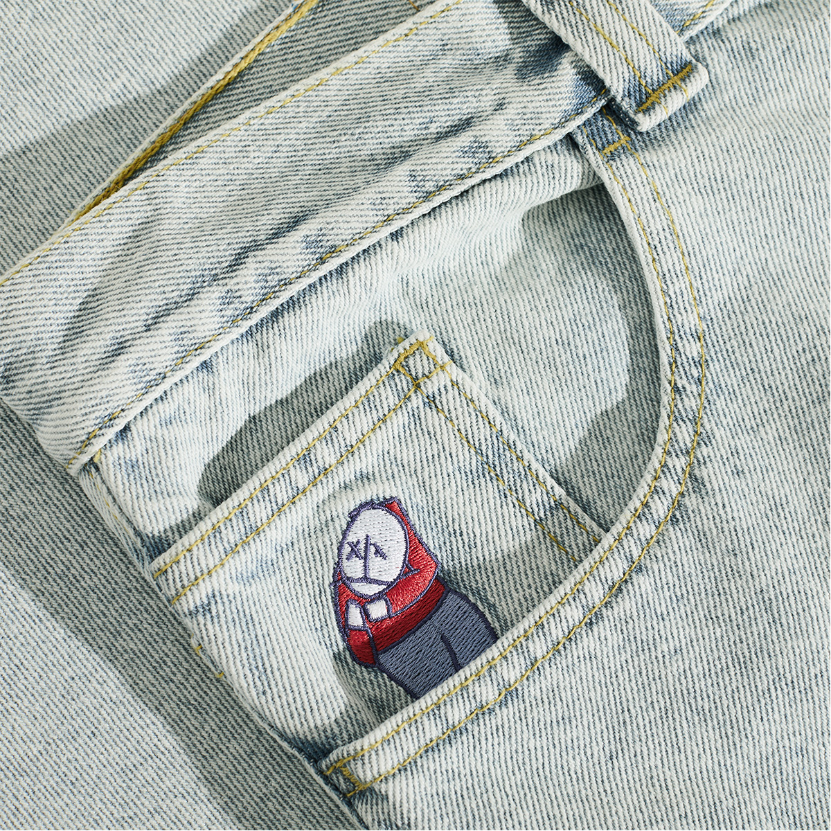 Polar Big Boy OG Logo Pants Light Blue Polar Big Boy OG Logo Pants Light Blue