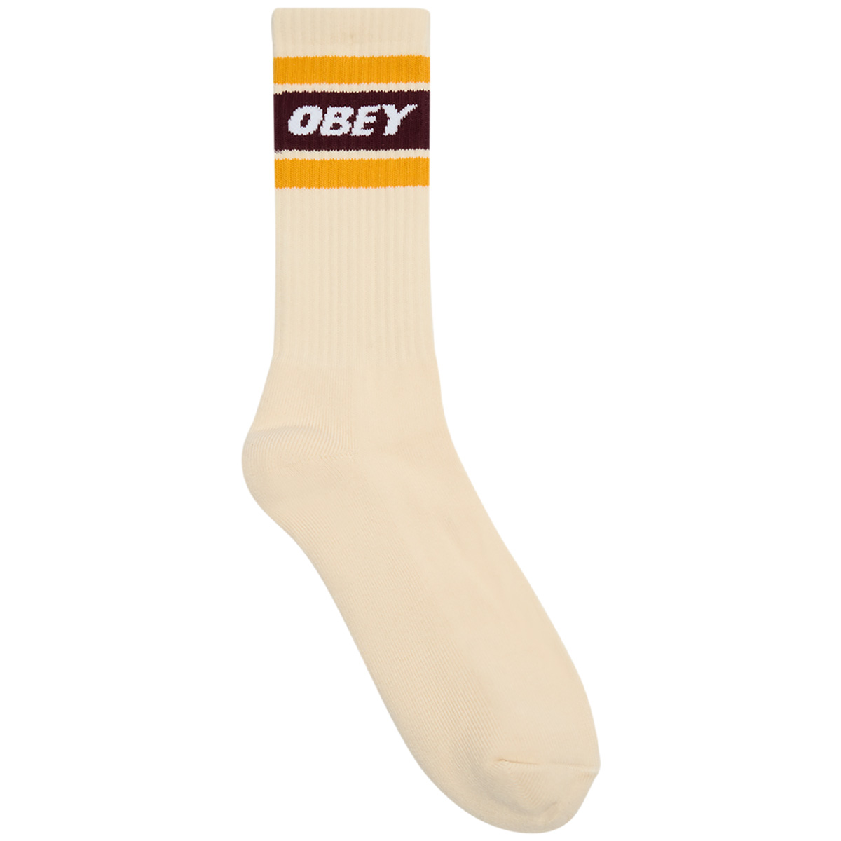 Obey Cooper II Socks Unbleached/Zinfandel