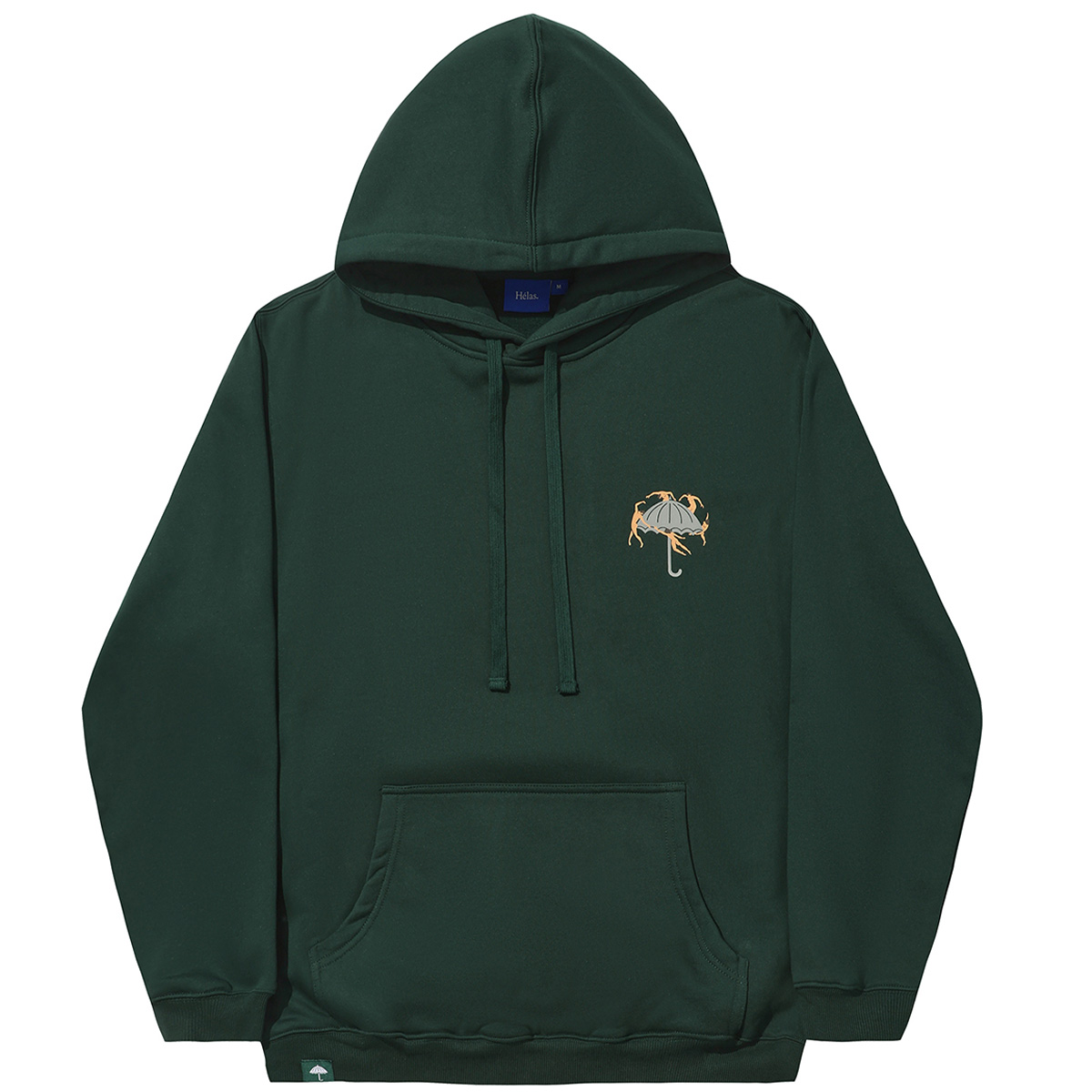 Helas Dancing Hooded Sweater Forrest Green Helas Dancing Hooded Sweater Forrest Green