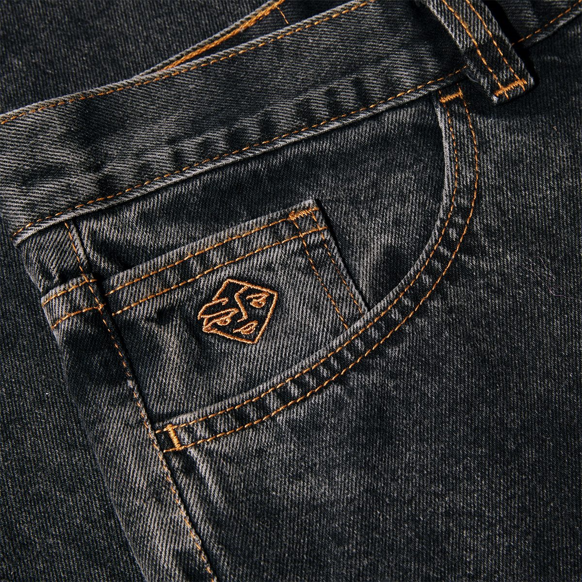 Polar 89! Denim Pants Washed Black Polar 89! Denim Pants Washed Black