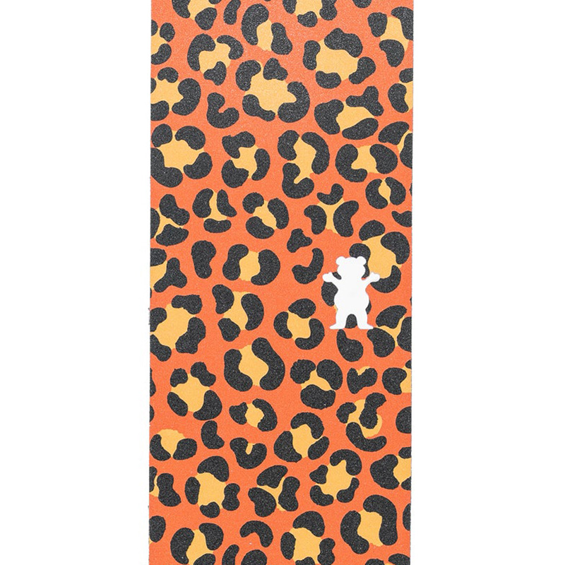 Grizzly Street Cheetah Griptape Sheet Orange 9.0