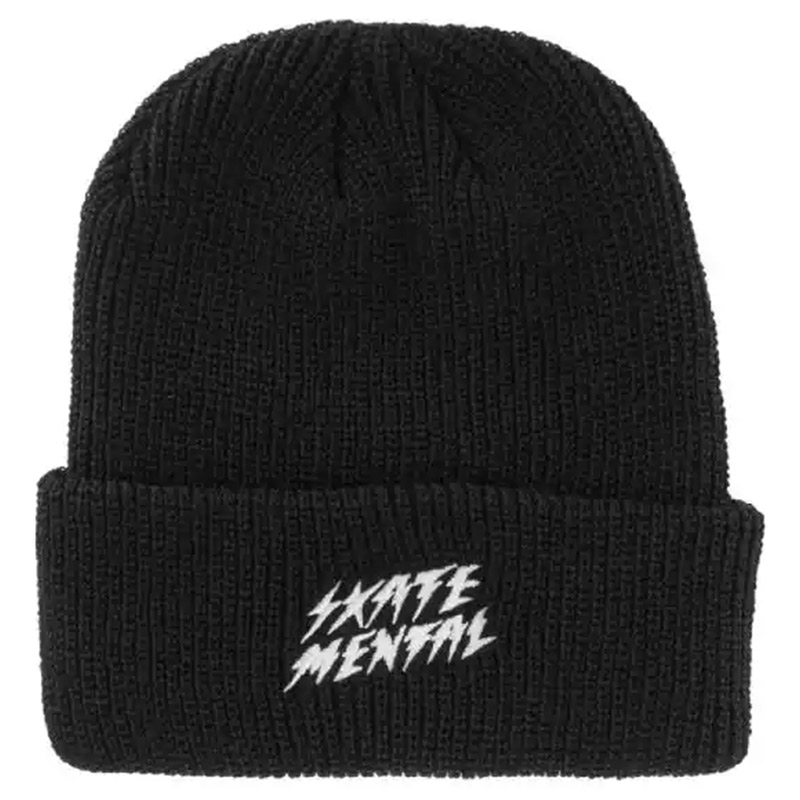 Skate Mental Bolts Beanie Black