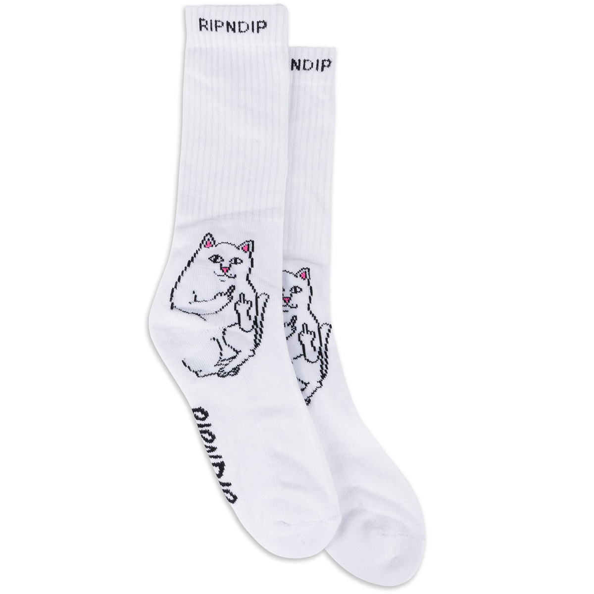 RipnDip Lord Nermal Socks White