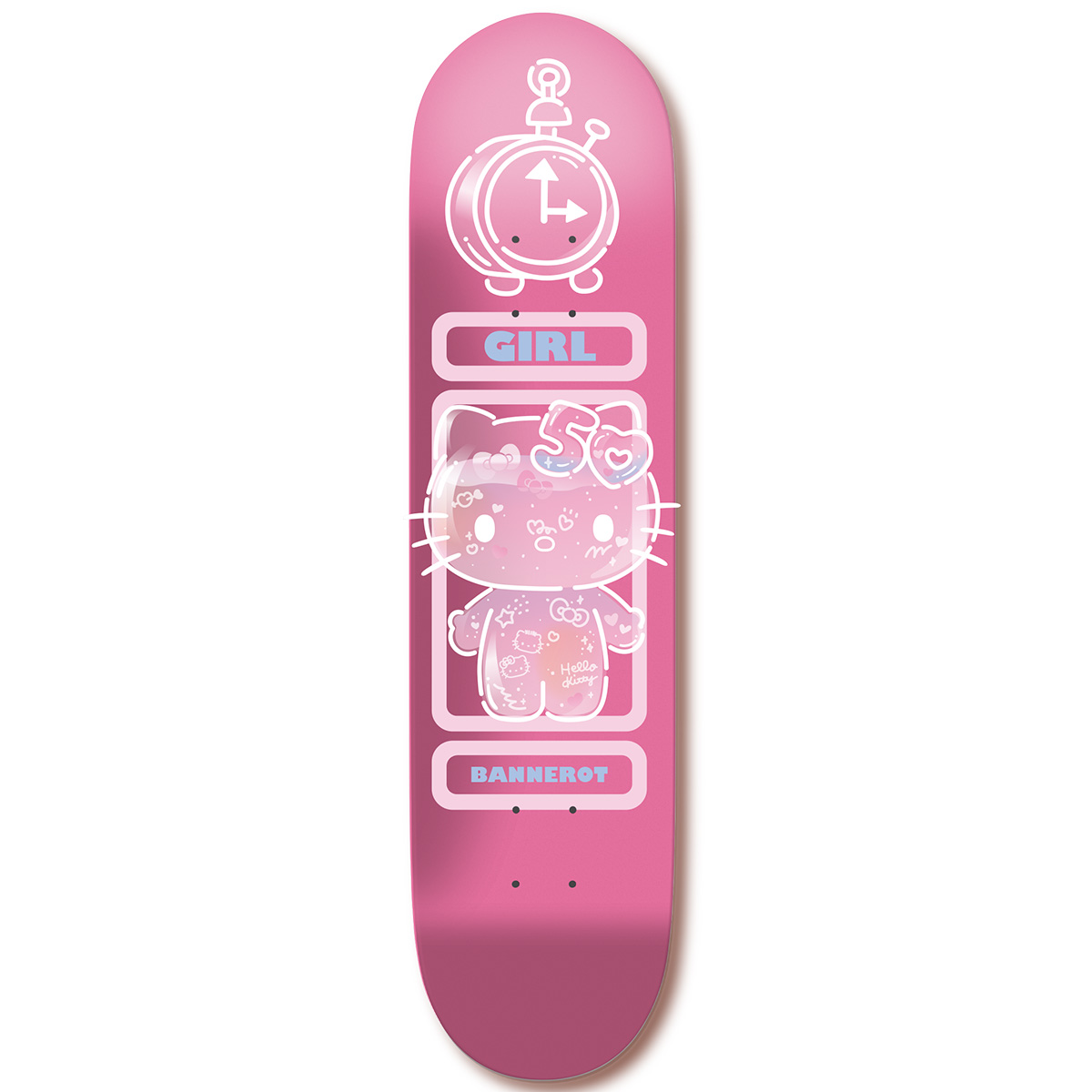 Girl Bannerot Hello Kitty 50 Skateboard Deck 8.5 Girl Bannerot Hello Kitty 50 Skateboard Deck 8.5