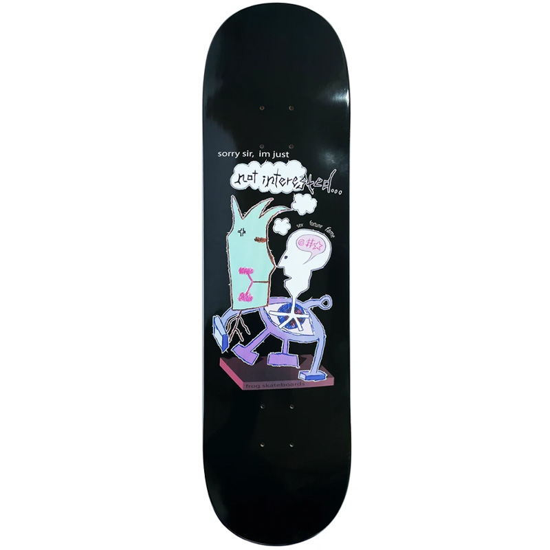 Frog Not Interested Pat G Skateboard Deck 8.38