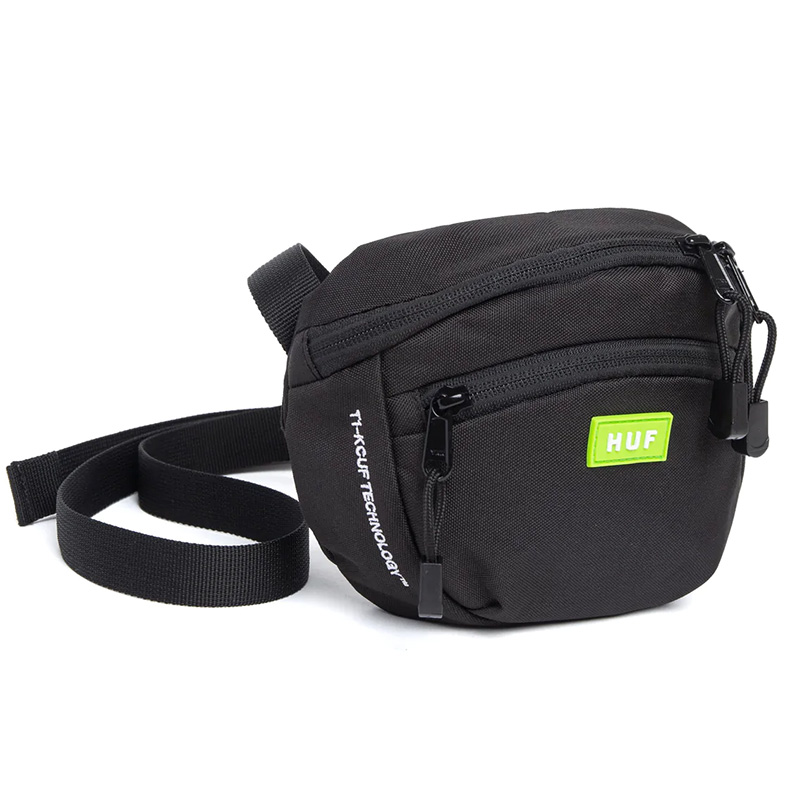 HUF Bunker Shoulder Bag Black HUF Bunker Shoulder Bag Black