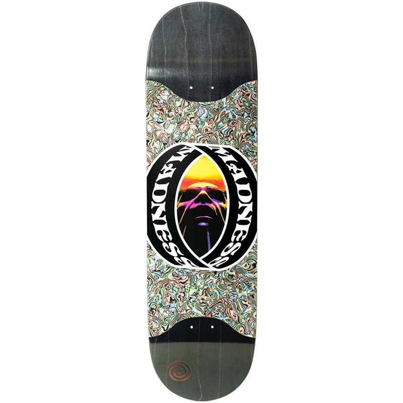 Madness Vision R7 Slick Skateboard Deck Black 8.625