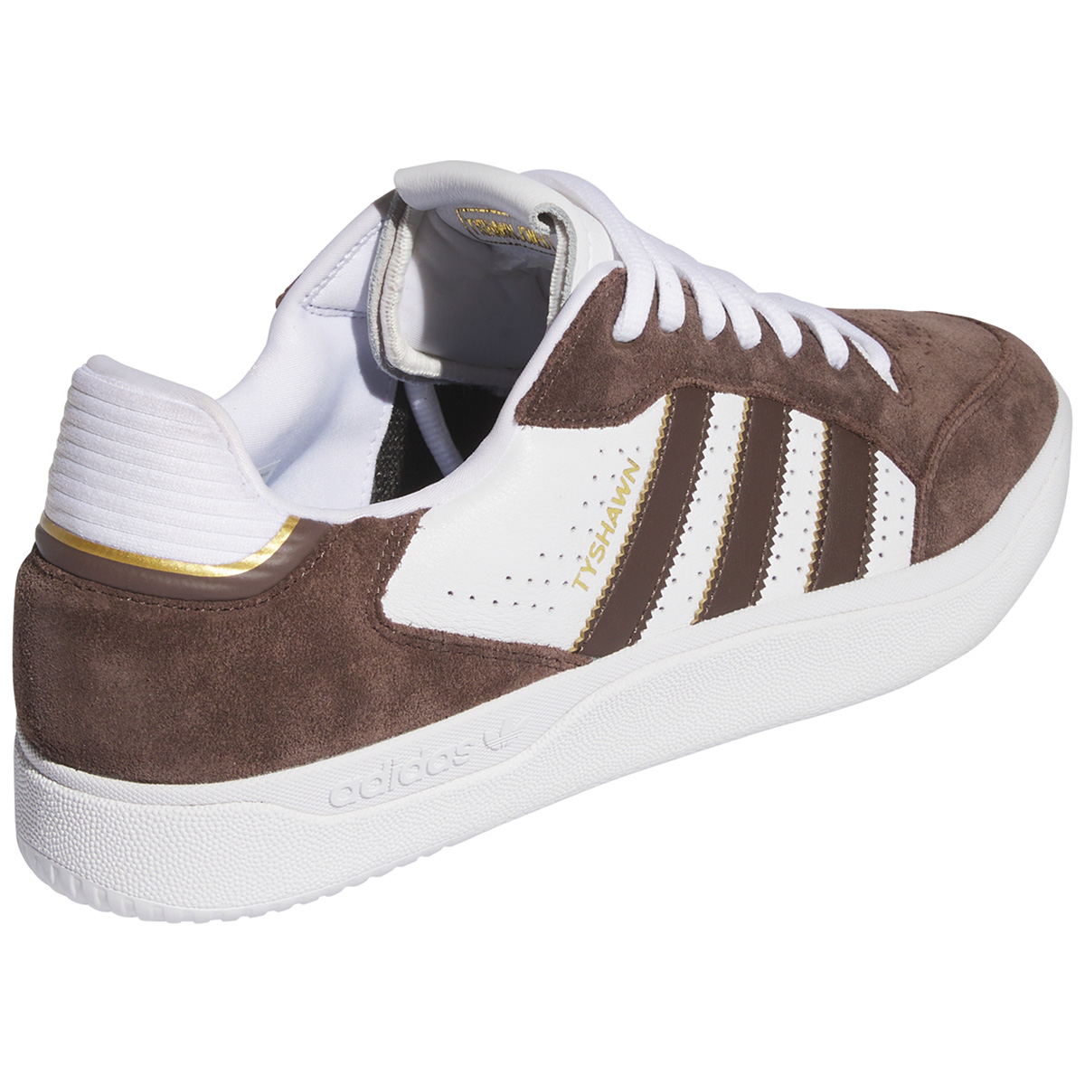 adidas Tyshawn Low Brown/Ftwwht/Goldmt