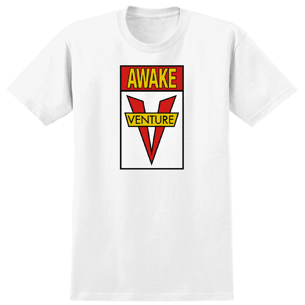 Venture Awake T-Shirt White/Red Venture Awake T-Shirt White/Red