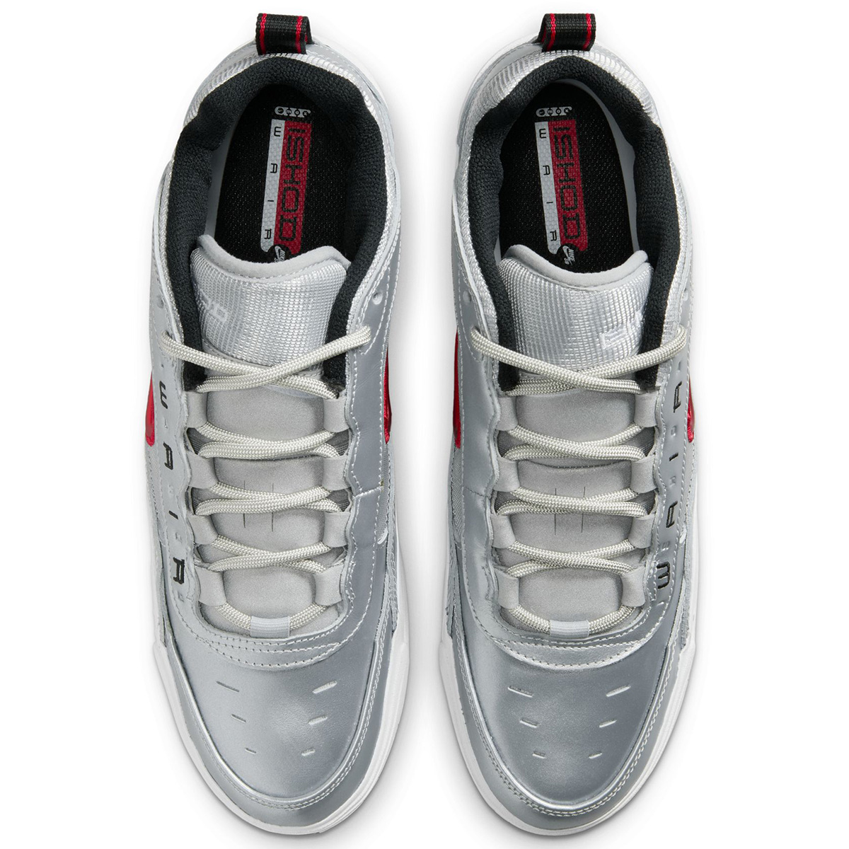 Nike SB Air Max Ishod Prm Metallic Silver/Varsity Red Nike SB Air Max Ishod Prm Metallic Silver/Varsity Red