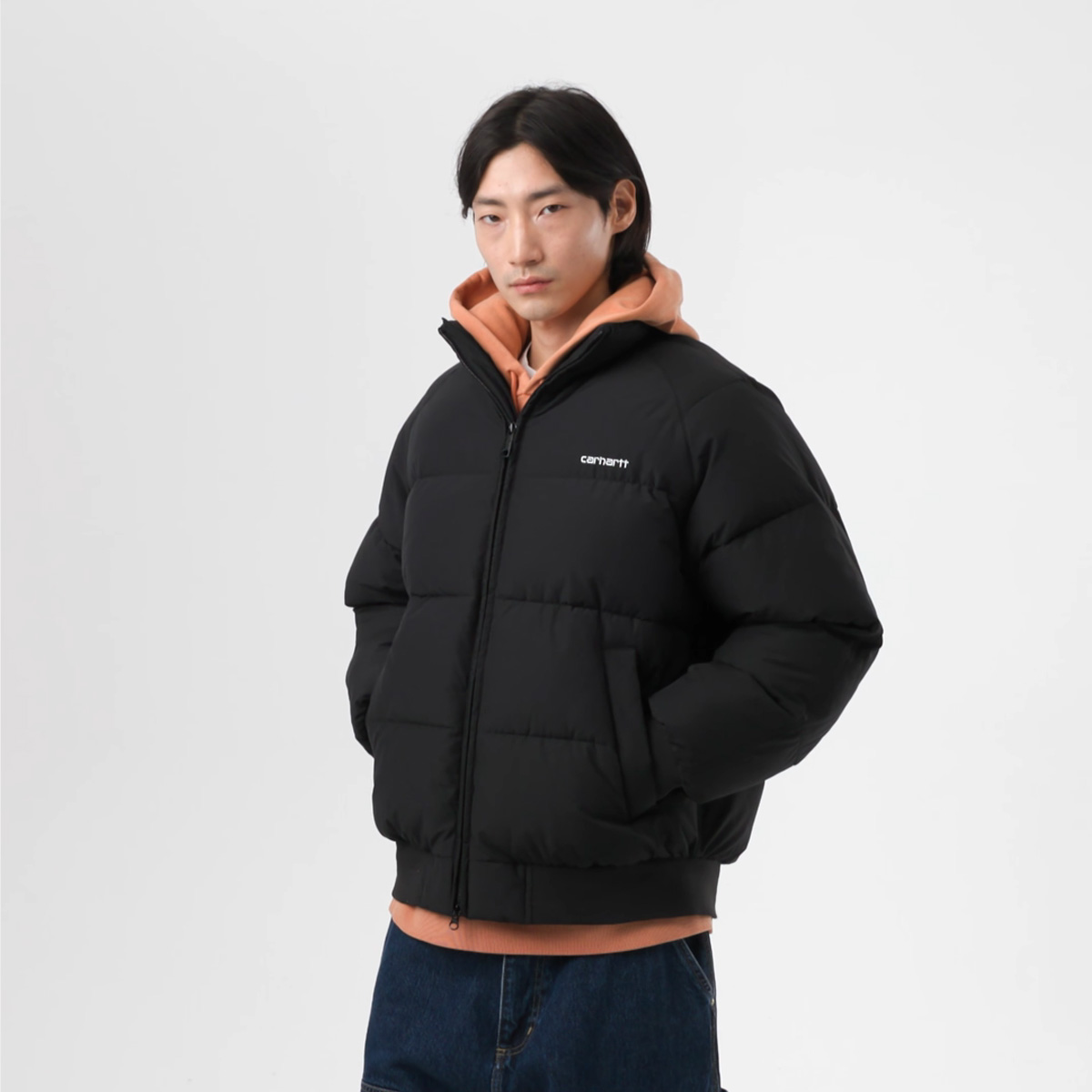 Carhartt WIP Nebraska Jacket Black/White Carhartt WIP Nebraska Jacket Black/White