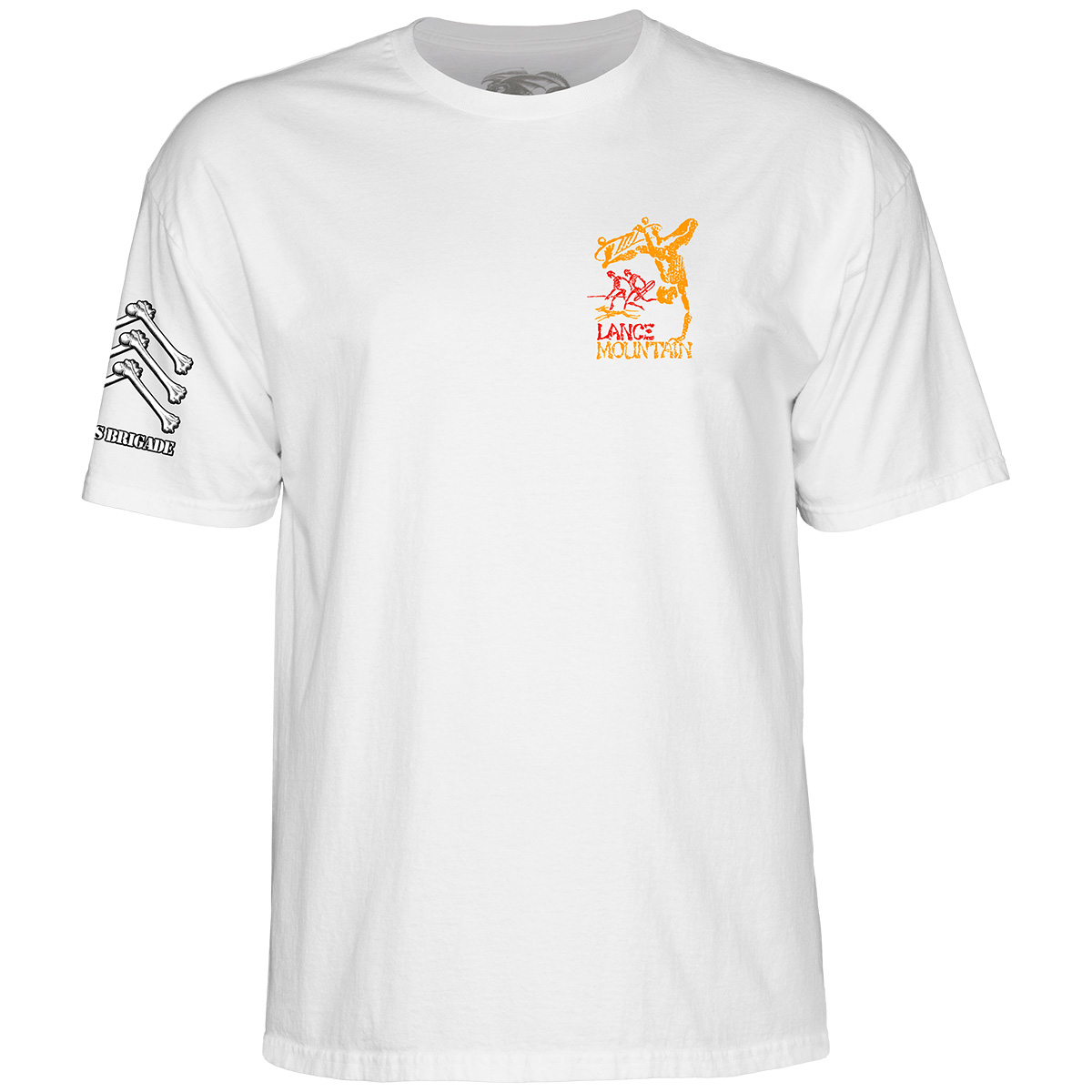 Powell Peralta Bones Brigade Lance Mountain T-shirt White