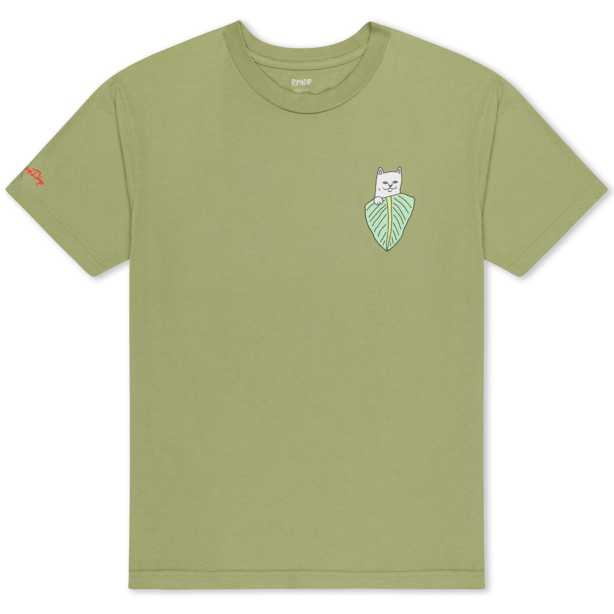 RIPNDIP Nermal Portrait T-Shirt Light Forest