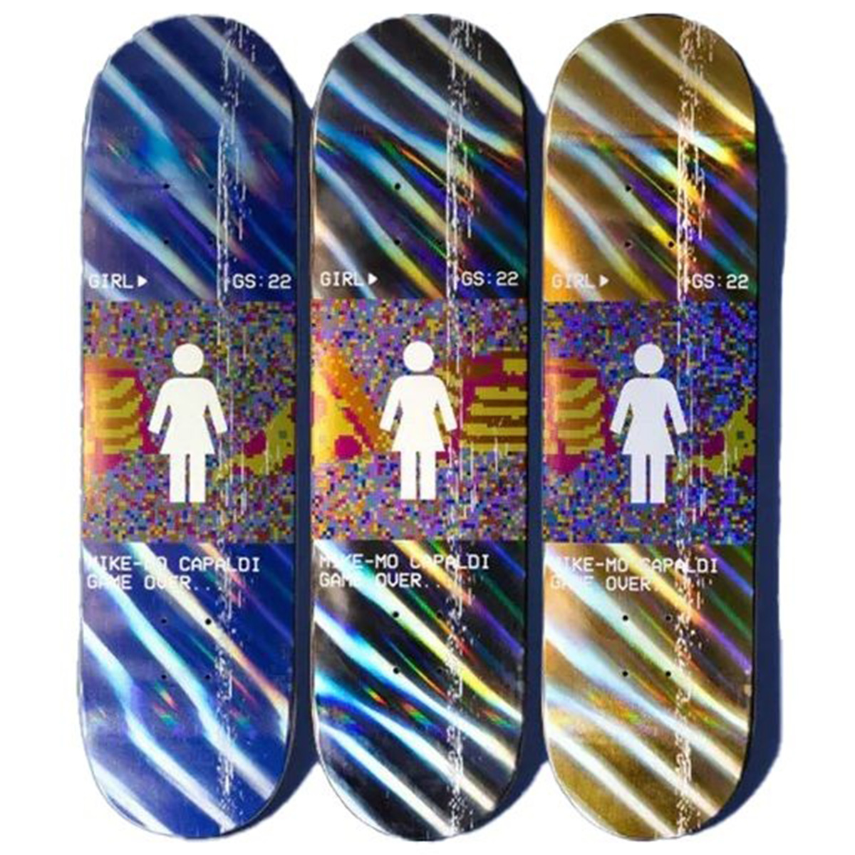 Girl Mike Mo Game Over Blindbag Skateboard Deck 8.25 Girl Mike Mo Game Over Blindbag Skateboard Deck 8.25