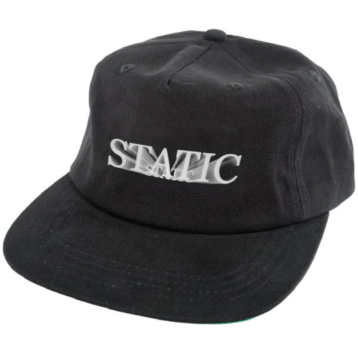 Static VI Spectacle Snapback Cap Black