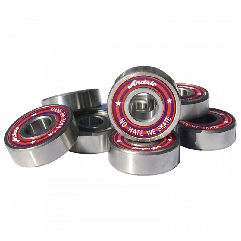 Andalé No Hate We Skate Bearings White