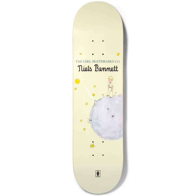 Girl Bennett Le Petit Prince Moon Skateboard Deck 8.125 Girl Bennett Le Petit Prince Moon Skateboard Deck 8.125