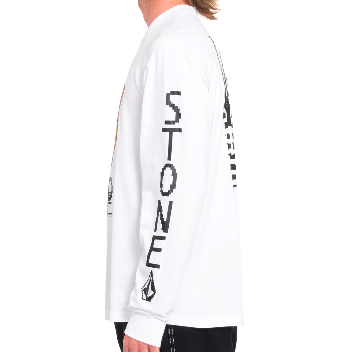 Volcom Fergadelic Longsleeve T-Shirt White Volcom Fergadelic Longsleeve T-Shirt White